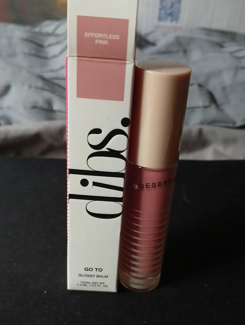 Dibs Go To Glossy Balm in Effortless Pink NIB
